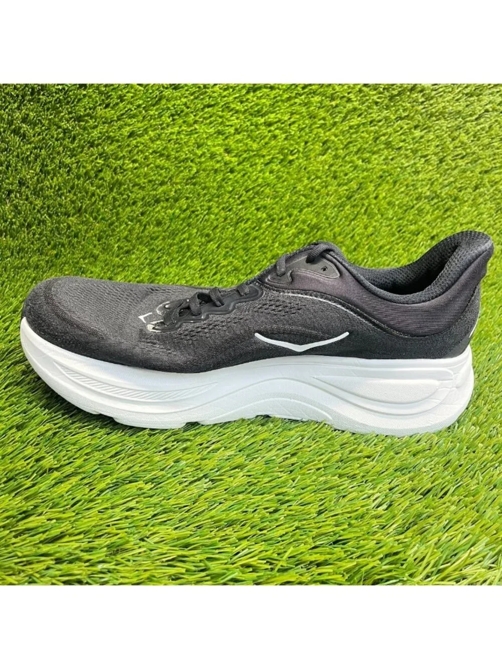 Hoka One One Bondi 9 Mens Size 12.5EE Black Athletic Running Shoes Sneakers